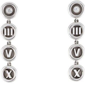 Tiffany Atlas silver earrings